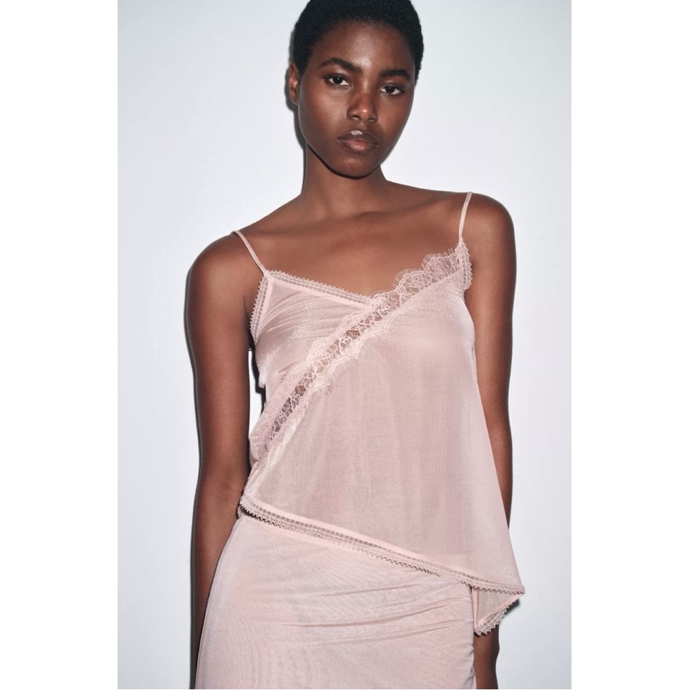 NWOT Zara Lace Top size Medium